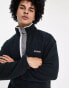 Columbia Helvetia half snap fleece in black