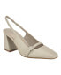 ფოტო #2 პროდუქტის Women's Ellisa Square Toe Block Heel Slingback Pumps