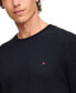 ფოტო #3 პროდუქტის Men's Ribbed Long-Sleeve Pajama Shirt