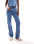 Фото #4 товара Stradivarius STR straight leg slouchy jean in medium blue