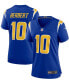 Фото #2 товара Women's Justin Herbert Royal Los Angeles Chargers Game Jersey