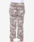 ფოტო #2 პროდუქტის Plus Size Floral Paisley Palazzo Pants