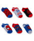 ფოტო #1 პროდუქტის Little Boys Low Rise Socks, Pack of 6