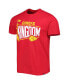 Men's Red Kansas City Chiefs Logo Regional Super Rival T-shirt