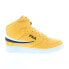Фото #2 товара Fila A-High 1CM00540-703 Mens Yellow Leather Lifestyle Sneakers Shoes