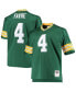 Фото #1 товара Men's Brett Favre Green Green Bay Packers Big and Tall 1996 Retired Player Replica Jersey