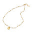 Luxury Jac Jossa Soul Diamond Pearl Necklace DN158 (Chain, Pendant)