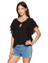 Топ Max Studio Flutter Blouse Black S