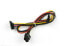 Фото #2 товара Supermicro CBL-0487L - 0.35 m - PCI-E (8-pin) - 2 x SATA 15-pin - Straight - Angled - Black - Red - Yellow