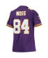 Фото #4 товара Women's Randy Moss Purple Minnesota Vikings Legacy Replica Team Jersey