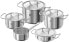 Фото #1 товара Zwilling – TWIN CLASSIC, Rechargeable Cookware Set 5 pz, in Stainless Steel 18/10 Satin
