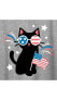 ფოტო #2 პროდუქტის Trendy Plus Size USA Cat Graphic T-Shirt