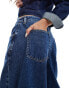 ASOS DESIGN puddle jeans in indigo BLAU, 38 - фото #2