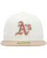 Фото #3 товара Men's Cream Oakland Athletics Chrome Camel Rust Undervisor 59FIFTY Fitted Hat