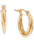 ფოტო #1 პროდუქტის Double Twist Hoop Earrings in 10k Gold (10mm)