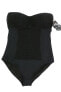 2 Bamboo 267759 Women's One Piece Swimwear Black Size 8