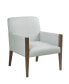Martha Stewart Remo 28" Wide Fabric Upholstered Accent Chair