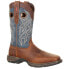 Фото #2 товара Durango Rebel Distressed Square Toe Cowboy Mens Brown Casual Boots DDB0134