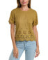 Madewell Creddo Linen-Blend Top Women's Green Xxs