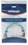 Фото #2 товара Intellinet Fiber Optic Patch Cable - OM3 - SC/SC - 1m - Aqua - Duplex - Multimode - 50/125 µm - LSZH - Fibre - Lifetime Warranty - Polybag - 1 m - OM3 - SC - SC