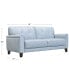 Фото #19 товара Ashlinn 81" Tufted Pastel Leather Sofa, Created for Macy's