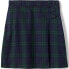 Big Girls School Uniform Slim Plaid A-line Skirt Below the Knee