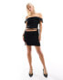 Фото #2 товара Kyo The Brand bardot top co-ord in black