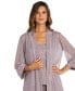 ფოტო #5 პროდუქტის Women's 3-Pc. Pleated Glittered Jacket, Tank Top & Pant Set