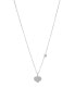 Charming steel necklace with hearts Brilliant LJ1637