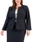 ფოტო #1 პროდუქტის Plus Size Houndstooth Pencil Skirt Suit