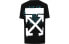 OFF-WHITE 箭头个性印花短袖T恤 正常版型 男款 黑色 / Футболка OFF-WHITE T OMAA027R201850051001