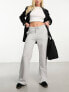 Stradivarius wide leg jogger in grey