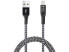 Фото #1 товара SANDBERG Survivor Lightning Cable 1M - 1 m - Lightning - USB A - Male - Male - Black - Grey