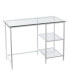 Фото #1 товара Louke Metal Glass Student Desk