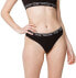 Фото #1 товара Calvin Klein 255747 Women's CK One Cotton Thong Panty Underwear Black Size S