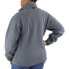 River's End Microfleece Jacket Womens Grey Casual Athletic Outerwear 8197-GY