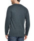 Men's Long Sleeved Waffle Henley T-shirt