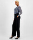Фото #3 товара Women's Tab-Waist Pleated Trousers, Created for Macy's