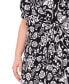 Фото #4 товара Plus Size Printed Wrap Midi Dress