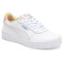 Фото #2 товара Puma Carina 2.0 Lace Up Womens White Sneakers Casual Shoes 38584919