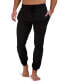 ფოტო #3 პროდუქტის Men's Big and Tall Cotton Modal French Terry Sleep Pajama, 2 Piece Set