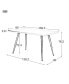 Фото #8 товара Martin Dining Table, Rectangle, White