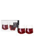 Фото #5 товара Raye Faceted Crystal Wine Glass, Set of 2, 20 Oz