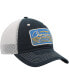 Фото #4 товара Men's Black, Natural Los Angeles Chargers Five Point Trucker Clean Up Adjustable Hat