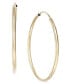 ფოტო #1 პროდუქტის Polished Endless Hoop Earrings in 10k Gold