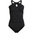 Фото #4 товара Women's Long High Neck to One Shoulder Multi Way One Piece Swimsuit