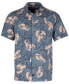 ფოტო #1 პროდუქტის Men's Rock Lobster Graphic Print Short-Sleeve Button-Up Shirt