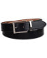 Фото #2 товара Men's Two-In-One Reversible Contrast Stitch Belt, Created for Macy's