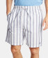 ფოტო #1 პროდუქტის Men's Cotton Striped Pajama Shorts