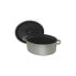 Zwilling STAUB LA COCOTTE - Casserole baking dish - Oval - Cast iron - Ceramic - Gas - Halogen - Induction - Sealed plate - Graphite - Grey - Enamel